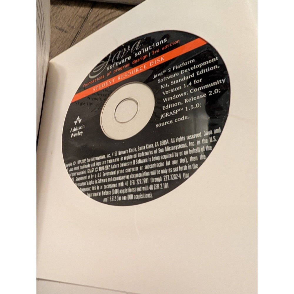 Java Software Solutions Foundations of Program Design by William Loftus New - Picture 7 of 7